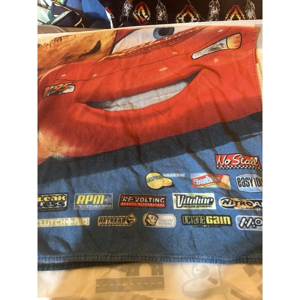 Disney Pixar Cars Lightning McQueen Bath‎ Beach Towel Radiator Springs Rally